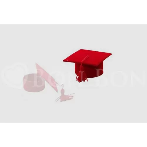 Tocco Rosso Portaconfetti Laurea Linea elle - 1