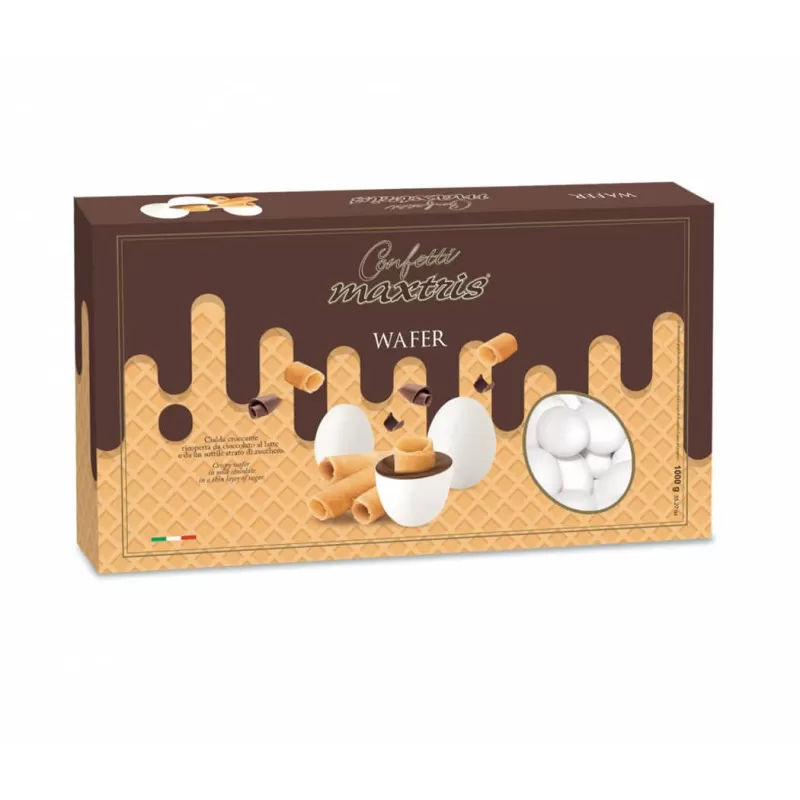 Confetti per matrimonio maxtris wafer 1 kg bianco Maxtris - 1