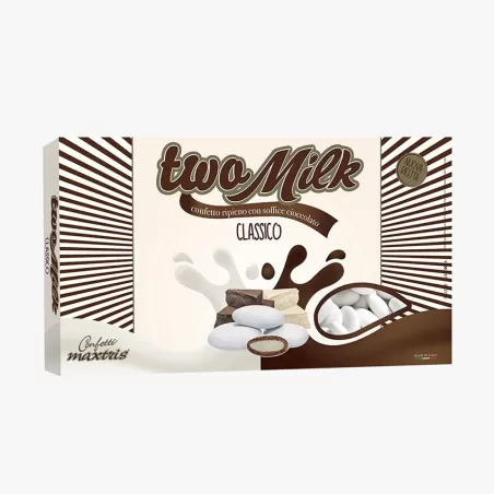 Confetti matrimonio maxtris two milk bianco 1 kg Maxtris - 1
