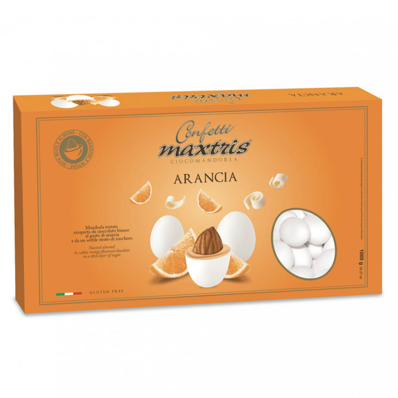Confetti maxtris arancia bianco 1 kg Maxtris - 1