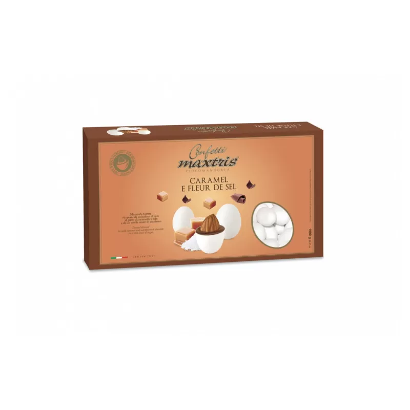 Confetti maxtris caramel e fleur de sel bianco 1 kg Maxtris - 1