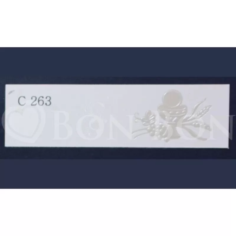 Confezione da 20 bigliettini prima comunione calice C263 - 1