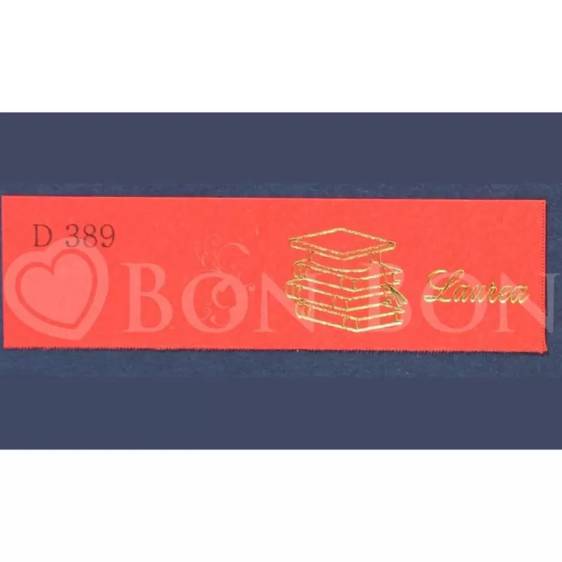 Confezione da 20 bigliettini con scritta laurea e libri - 1