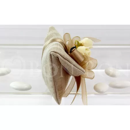 Sacchetto matrimonio 2064 misto natura ecrù busta lettera Liete Creazioni - 2