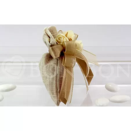 Sacchetto matrimonio 2071 misto natura ecrù busta Liete Creazioni - 2