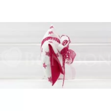 Sacchetto nascita e battesimo 2158 stellina rosa busta lettera grande Liete Creazioni - 2