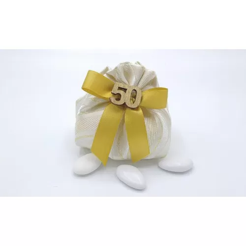 Sacchetto nozze d´oro 3384 maraja oro fagotto Liete Creazioni - 1