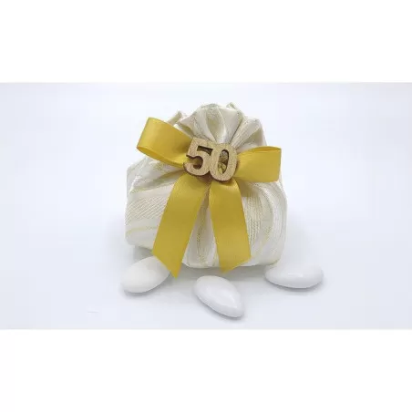 Sacchetto nozze d´oro 3384 maraja oro fagotto Liete Creazioni - 1