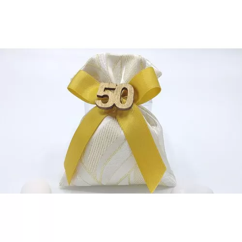 Sacchetto nozze d´oro 3388 maraja oro Sacchetto medio Liete Creazioni - 1
