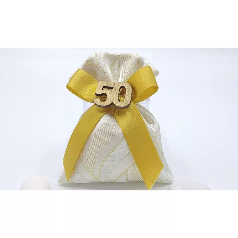 Sacchetto nozze d´oro 3388 maraja oro Sacchetto medio Liete Creazioni - 1