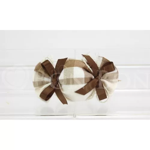 Sacchetto matrimonio 1840 country ecrù caramella Liete Creazioni - 1