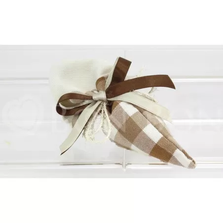 Sacchetto matrimonio 1841 country ecrù cono Liete Creazioni - 1