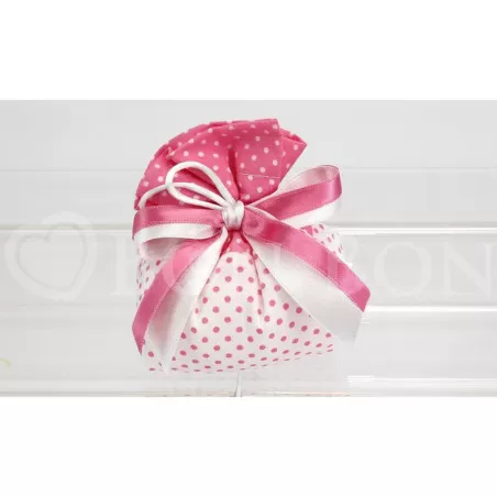 Sacchetto nascita e battesimo 1891 pois rosa fagotto Liete Creazioni - 1