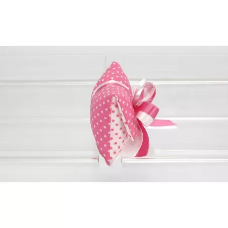 Sacchetto nascita e battesimo 1893 pois rosa busta lettera piccola Liete Creazioni - 1