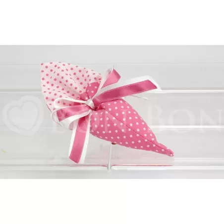 Sacchetto nascita e battesimo 1897 pois rosa cono Liete Creazioni - 1