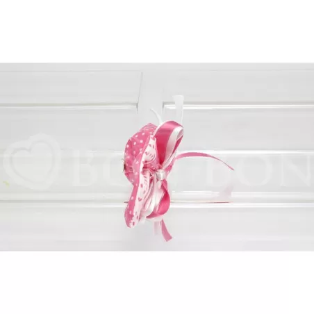 Sacchetto nascita e battesimo 1897 pois rosa cono Liete Creazioni - 2