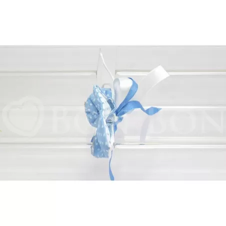 Sacchetto nascita e battesimo 1904 pois celeste cono Liete Creazioni - 2