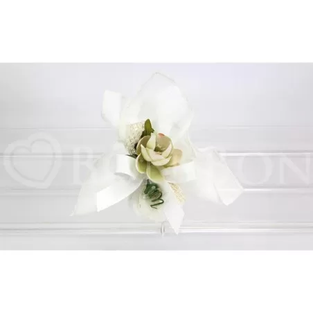 Sacchetto matrimonio 2086 maiori panna fazzoletto Liete Creazioni - 1