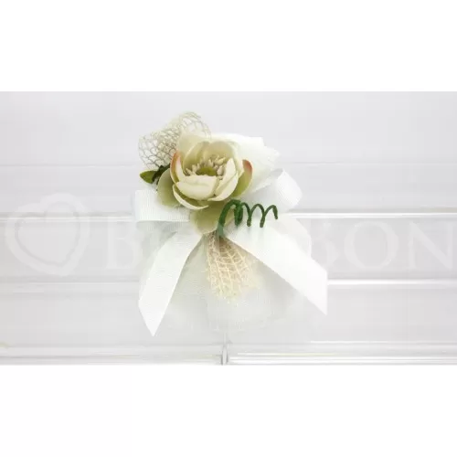 Sacchetto matrimonio 2089 maiori panna fagotto Liete Creazioni - 1