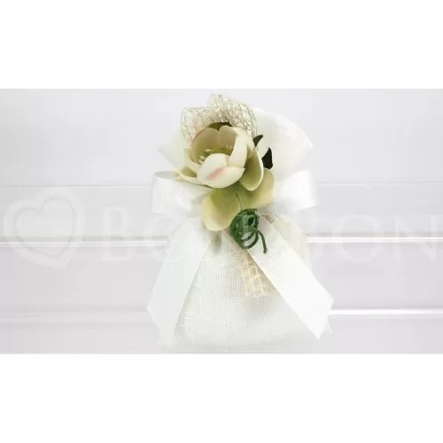 Sacchetto matrimonio 2091 maiori panna busta Liete Creazioni - 1