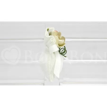 Sacchetto matrimonio 2092 maiori panna busta piccola Liete Creazioni - 1