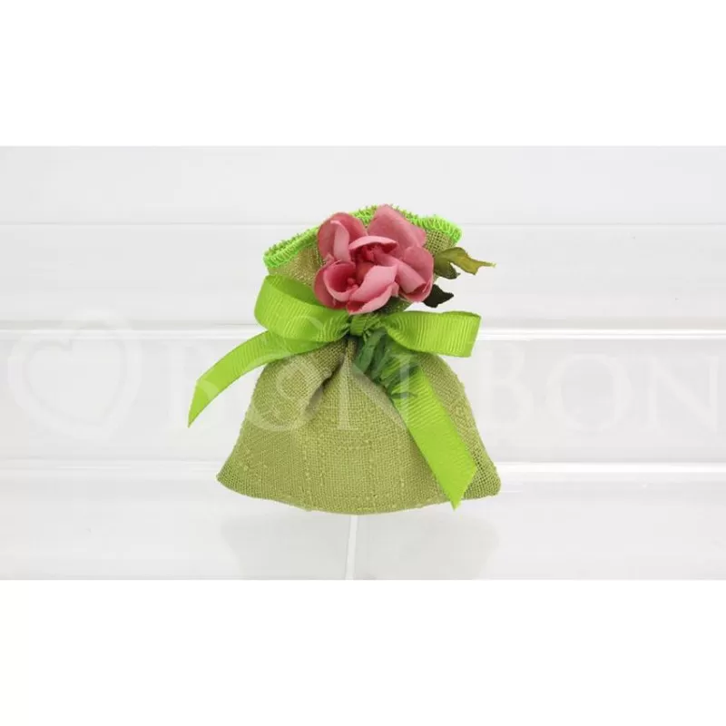 Sacchetto matrimonio 2099 maiori verde busta piccola Liete Creazioni - 1