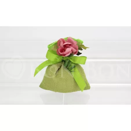 Sacchetto matrimonio 2099 maiori verde busta piccola Liete Creazioni - 1