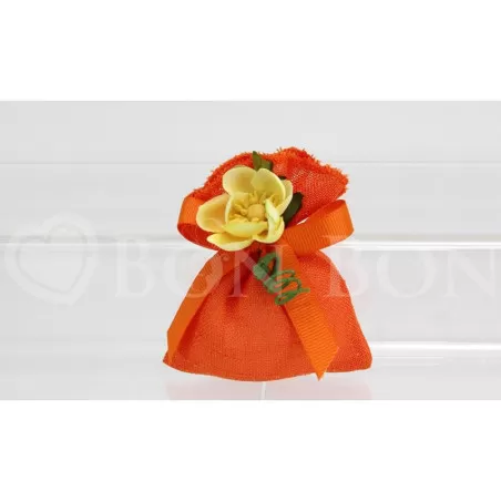 Sacchetto matrimonio 2106 maiori arancio busta piccola Liete Creazioni - 1
