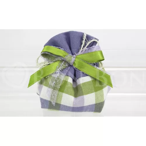 Sacchetto prima comunione country lilla fagotto Liete Creazioni - 1