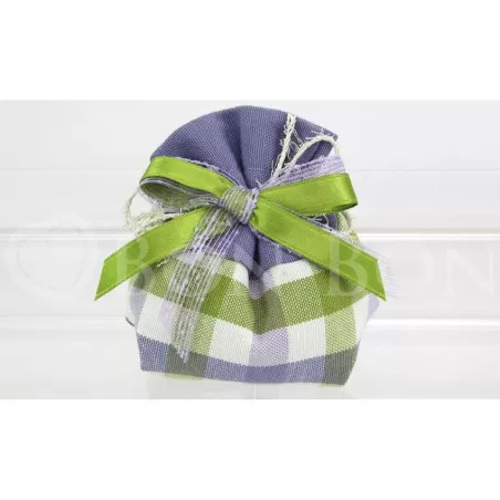 Sacchetto prima comunione country lilla fagotto Liete Creazioni - 1