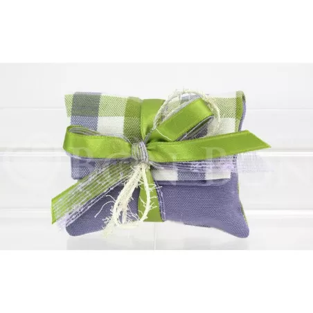 Sacchetto prima comunione country lilla busta lettera grande Liete Creazioni - 1