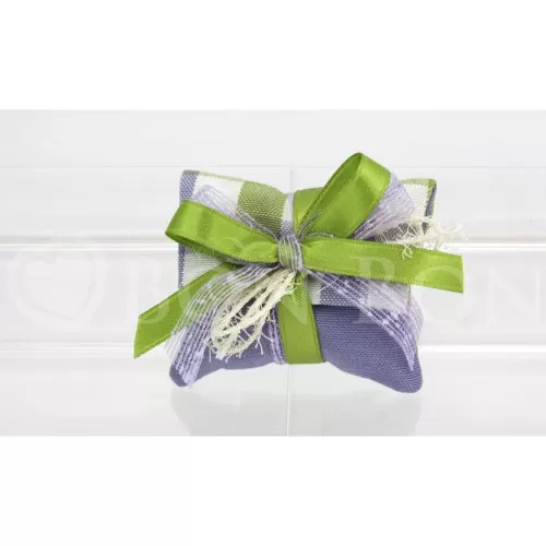 Sacchetto prima comunione country lilla busta lettera piccola Liete Creazioni - 1