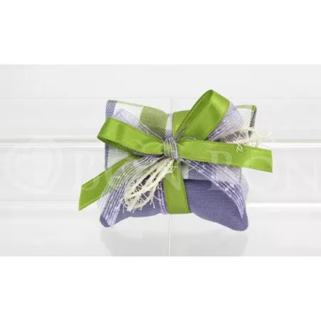 Sacchetto prima comunione country lilla busta lettera piccola Liete Creazioni - 1