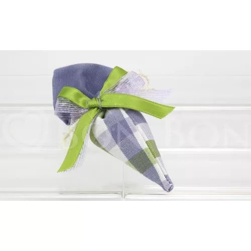 Sacchetto prima comunione country lilla cono Liete Creazioni - 1