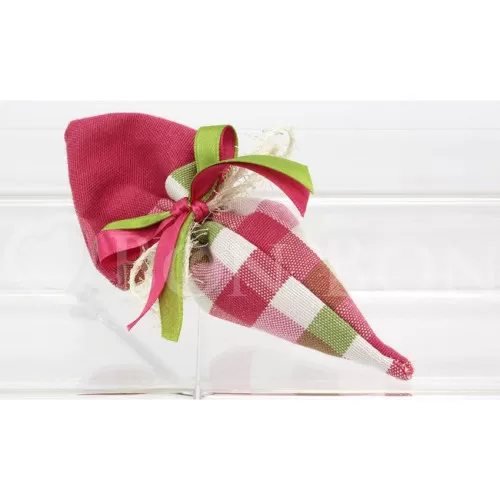 Sacchetto prima comunione country fuxia cono Liete Creazioni - 1