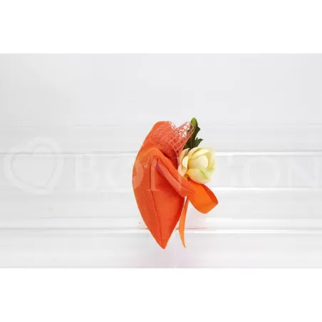 Sacchetto prima comunione maiori arancio busta lettera Liete Creazioni - 2