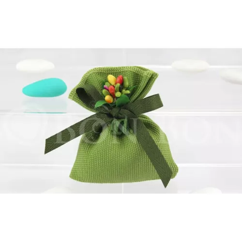 Sacchetto compleanno e prima comunione benidorm busta piccola verde Liete Creazioni - 1