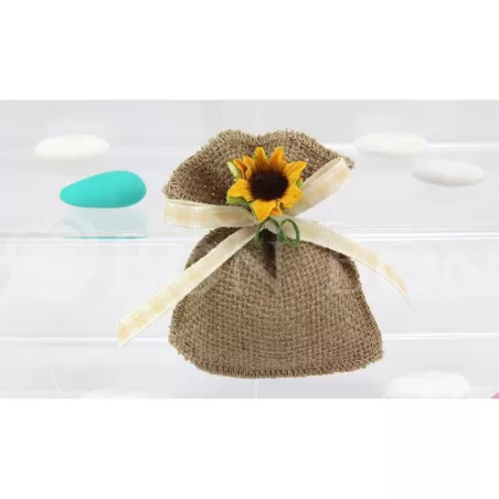 Busta Piccola Juta Marrone Liete Creazioni - 1