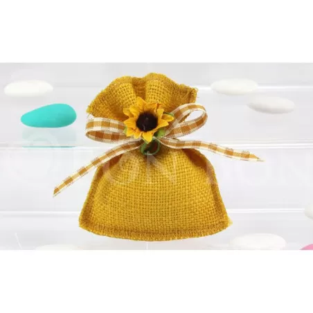 Busta Piccola Juta Gialla Liete Creazioni - 1