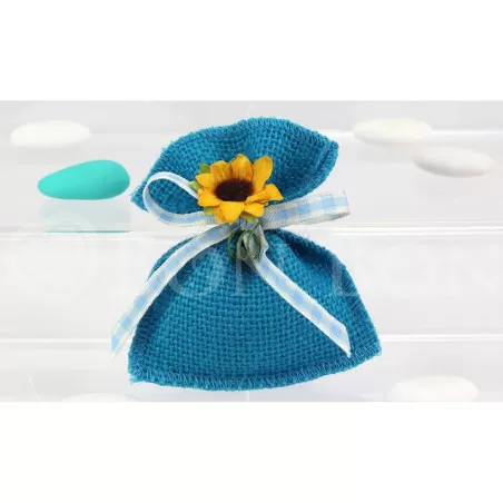 Busta Piccola Juta Celeste Liete Creazioni - 1