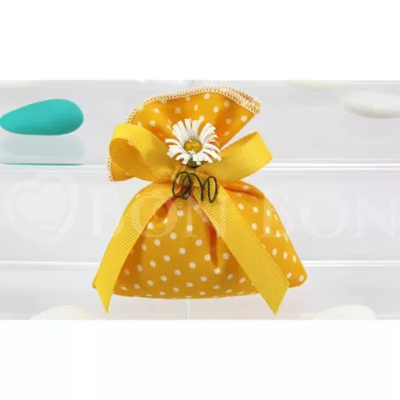 Busta Piccola Pois Giallo Liete Creazioni - 1