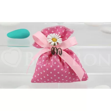 Busta Piccola Pois Rosa Liete Creazioni - 1