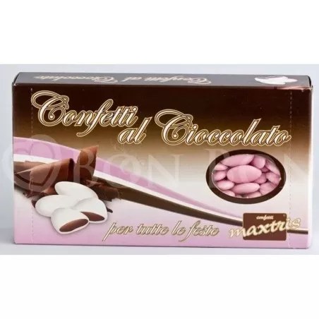 Confetti maxtris cioccolato fondente rosa 1 kg Maxtris - 1
