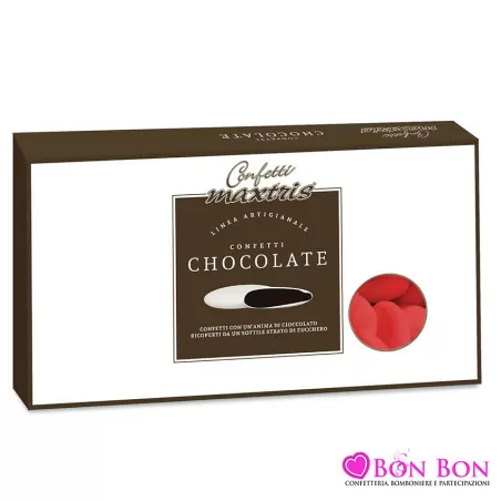Confetti maxtris cioccolato fondente rosso 1 kg Maxtris - 1