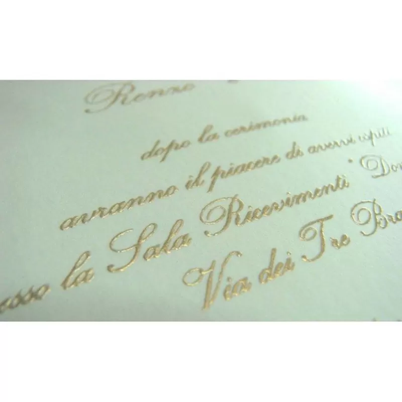 Stampa termorilievo oro o argento - 1