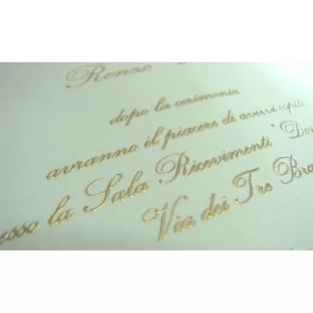 Stampa termorilievo oro o argento - 1