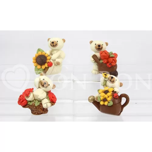 Orsetti 4 assortiti Bomboniera Offerta Outlet AFC - 1