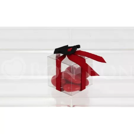 Scatolina Laurea Cubetto 4x4x4 Linea Pvc Tocco Laurea Liete Creazioni - 3