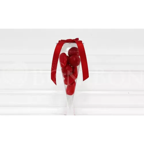 Scatolina Laurea Cono Picc. Linea Pvc Tocco Laurea Liete Creazioni - 1