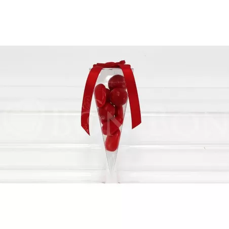 Scatolina Laurea Cono Picc. Linea Pvc Tocco Laurea Liete Creazioni - 1